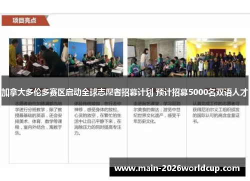 加拿大多伦多赛区启动全球志愿者招募计划 预计招募5000名双语人才 加拿大多伦多赛区启动全球志愿者招募计划 预计招募5000名双语人才